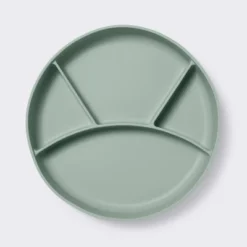 Silicone Suction Divided Plate - Green - Cloud Island™ 5 Silicone Suction Divided Plate - Green - Cloud Island™ -Cloud Island GUEST a654fd7f 7512 4a8c aea5 8c56d664d683