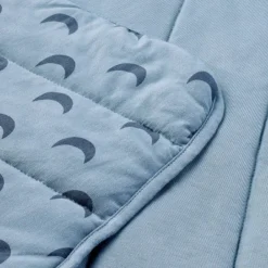 Rayon From Bamboo Jersey Quilted Blanket - Moons - Blue - Cloud Island™ -Cloud Island GUEST a7bba08d 4295 4ae5 b4e0 4343c0f07a09