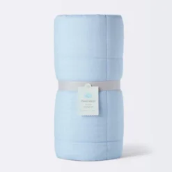 Muslin Quilt Baby And Toddler Blanket - Blue - Cloud Island™ -Cloud Island GUEST aa7a57ae 2851 453d a931 e8a2f2e35321