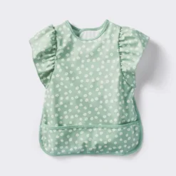 Short Sleeve Bib - Floral Ruffle - Cloud Island™ -Cloud Island GUEST ada69cf4 4c22 4c61 820f 93e267645874