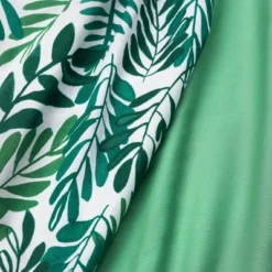 Crib Fitted Sheets Ferms And Solid Green - Cloud Island™ Green 2pk