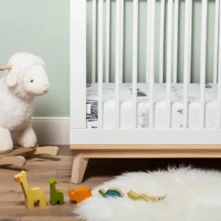 Fitted Crib Sheet - Cloud Island™ Two By Two Animals