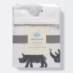 Fitted Crib Sheet - Cloud Island™ Two By Two Animals 8 Fitted Crib Sheet - Cloud Island™ Two By Two Animals -Cloud Island GUEST af970d84 64be 4afe 8394 08712f5a0a63