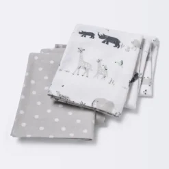 Flannel Blanket Larger Size 2pk - Cloud Island™ Two By Two Animals -Cloud Island GUEST b1b11af9 bd89 43f8 b331 192794a72188