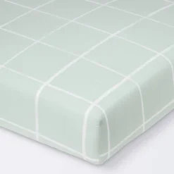Fitted Crib Sheet - Cloud Island™ Mint Windowpane -Cloud Island GUEST b280bd5a 8c70 4832 9f44 14928cc5a254