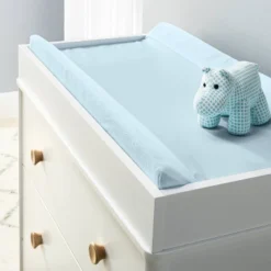 Wipeable Changing Pad Cover - Solid Blue - Cloud Island™
