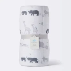 Muslin Quilt Two By Two Baby And Toddler Blanket - Animals - Cloud Island™ -Cloud Island GUEST b4ade3f8 b1e9 4079 9913 2bcb8e5e42b5