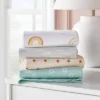 Flannel Baby Blankets Rainbow - Cloud Island™ 4pk