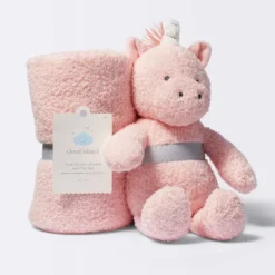Plush Blanket With Soft Toy - Unicorn - Cloud Island™ 5 Plush Blanket With Soft Toy - Unicorn - Cloud Island™ -Cloud Island GUEST c4fce667 61aa 47f2 b09c ef1ef7b7e467