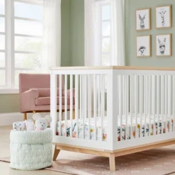 Fitted Crib Sheet - Cloud Island™ Garden Floral