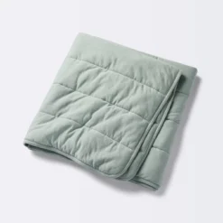 Rayon From Bamboo Quilted Baby Blanket - Green - Cloud Island™ -Cloud Island GUEST cb5ced90 8959 4e99 92fd 1287e6bcb5bf