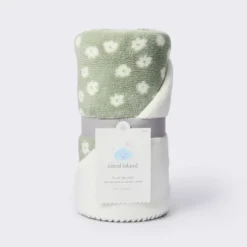 Plush Baby Blanket - Green Floral - Cloud Island™ -Cloud Island GUEST cbaceb43 112c 4c42 9e2f ca76f1af1601