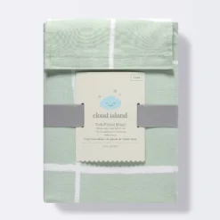 Fitted Crib Sheet - Cloud Island™ Mint Windowpane -Cloud Island GUEST cbc12d02 bfe1 469c 8ee6 aa8b3b9a518f