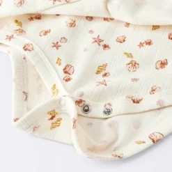 Baby Girls' Costal Ribbed Romper - Cloud Island™ White -Cloud Island GUEST d1c95d2d 4579 4cf2 b951 80bca9da385e