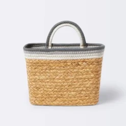 Wall Hanging Natural Woven Basket With Coiled Rope Handle - Cloud Island™ -Cloud Island GUEST d3402a74 bf8b 4a33 bac7 73e06cbb8ee2