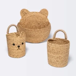 Small Hanging Bear Basket With One Handle - Cloud Island™ 5 Small Hanging Bear Basket With One Handle - Cloud Island™ -Cloud Island GUEST d431b688 3dbe 4f88 9c64 fe5bed1e4a49