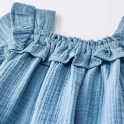 Baby Girls' 2pc Gauze Long Sleeve Top And Bloomer Set - Cloud Island™ Blue -Cloud Island GUEST d4aa2d0a ba49 4804 a679 d765e83ff653