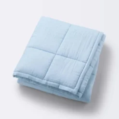 Muslin Quilt Baby And Toddler Blanket - Blue - Cloud Island™ -Cloud Island GUEST d6e7d359 8bf3 42f4 8dc7 cb274b47b9ff