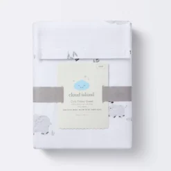 Cotton Fitted Crib Sheet - Elephants - Cloud Island™ -Cloud Island GUEST e121d11d 4c2d 41f8 a54f d394f0fec3e5