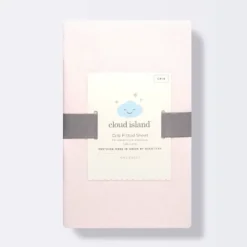 Polyester Rayon Jersey Fitted Crib Sheet - Cloud Island™ Light Pink -Cloud Island GUEST e67a4114 4e11 4d4d 963a cf7b13967bcc