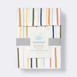 Fitted Crib Sheet Dashes - Cloud Island™ -Cloud Island GUEST e7a56b29 ff34 48a8 88c0 ce300296e584