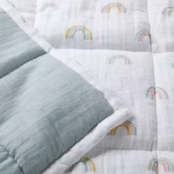 Muslin Quilt Baby And Toddler Blanket - Rainbow - Cloud Island™ 4 Muslin Quilt Baby And Toddler Blanket - Rainbow - Cloud Island™ -Cloud Island GUEST f8c7af3c 389b 4fdc aced 57f5231afb03