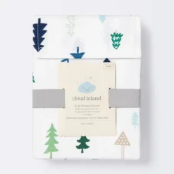 Crib Fitted Sheet Trees - Cloud Island™ - Blue 6 Crib Fitted Sheet Trees - Cloud Island™ - Blue -Cloud Island GUEST f98275c7 503f 417b 858a 72d08536fd5a