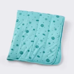 Rayon From Bamboo Jersey Quilted Blanket - Sports - Teal - Cloud Island™ -Cloud Island GUEST fa4099fb e531 4df0 b7bf 0bb327e277ed