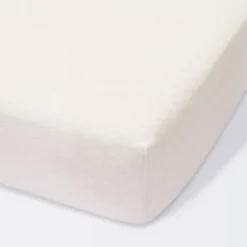 Fitted Jersey Crib Sheet Knit Oatmeal Heather - Cloud Island™ Oatmeal -Cloud Island GUEST fc6879ee ae23 4356 a435 f9986928e70e